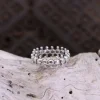 Colimaçon Bagues Sans Pierre-Bague en argent