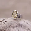 Colimaçon Bagues Avec Pierre-Bague en argent et citrine