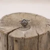 Colimaçon Bagues Avec Pierre-Bague en argent et labradorite