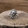 Colimaçon Bagues Sans Pierre-Bague en argent soleil