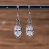 Colimaçon Boucles D'oreilles D'exception-Boucles d'oreilles d'exception en argent, marcassites et Ziconium