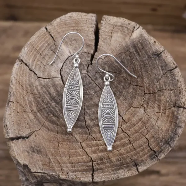 Colimaçon Boucles D'oreilles Sans Pierre-Boucles d'oreilles en argent