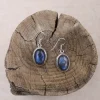 Colimaçon Boucles D'oreilles Avec Pierre-Boucles d'oreilles en argent et labradorite