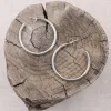 Colimaçon Boucles D'oreilles Sans Pierre-Boucles d'oreilles en argent 30mm