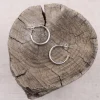 Colimaçon Boucles D'oreilles Sans Pierre-Boucles d'oreilles en argent 18mm