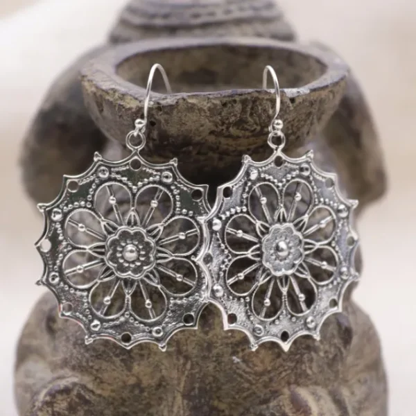 Colimaçon Boucles D'oreilles Sans Pierre-Boucles d'oreilles en argent