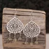 Colimaçon Boucles D'oreilles Avec Pierre-Boucles d'oreilles en argent et péridot