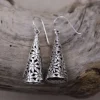 Colimaçon Boucles D'oreilles Sans Pierre-Boucles d'oreilles en argent