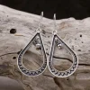 Colimaçon Boucles D'oreilles Sans Pierre-Boucles d'oreilles en argent