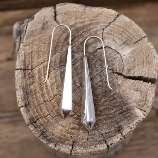 Colimaçon Boucles D'oreilles Sans Pierre-Boucles d'oreilles en argent