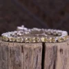 Colimaçon Bracelets En Argent Et Pierres Naturelles-Bracelet en argent et citrine