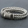 Colimaçon Bracelets-Bracelet en argent snake grand lézard Homme