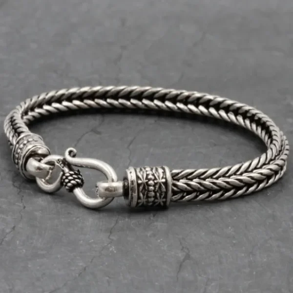 Colimaçon Bracelets Snake-Bracelet en argent Snake Le Lézard