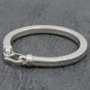 Colimaçon Bracelets Snake | Bracelets-Bracelet en argent Snake Carré 6mm