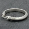 Colimaçon Bracelets Snake-Bracelet en argent Snake Triangle 8mm