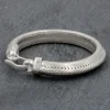 Colimaçon Bracelets Snake-Bracelet en argent Snake Triangle 9mm