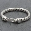 Colimaçon Bracelets-Bracelet en argent snake Le Rajah Homme