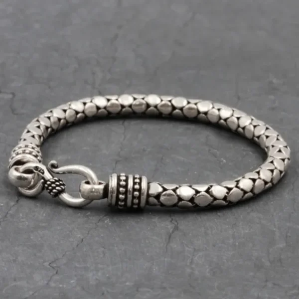 Colimaçon Bracelets Snake-Bracelet en argent Snake Le Grain de Sel