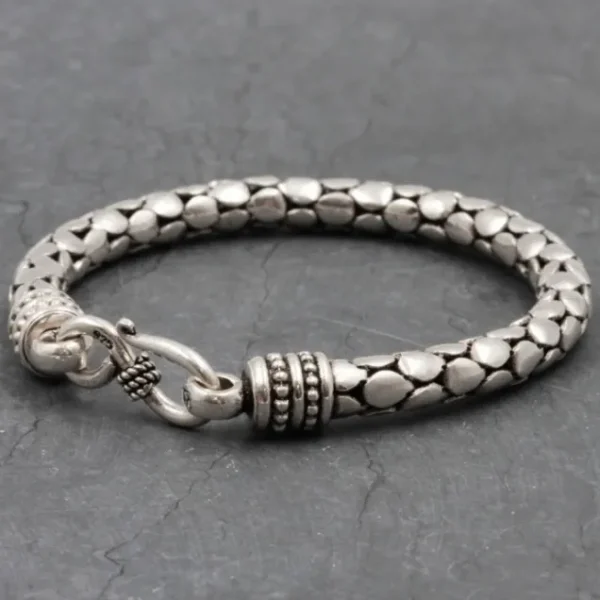 Colimaçon Bracelets Snake-Bracelet en argent Snake Le Cactus