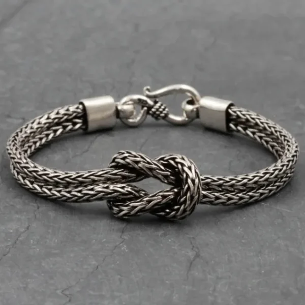 Colimaçon Bracelets Snake-Bracelet en argent Snake L'infinity