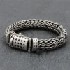 Colimaçon Bracelets Snake-Bracelet en argent Snake Le Damier