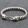 Colimaçon Bracelets Snake-Bracelet en argent snake Le Rajah