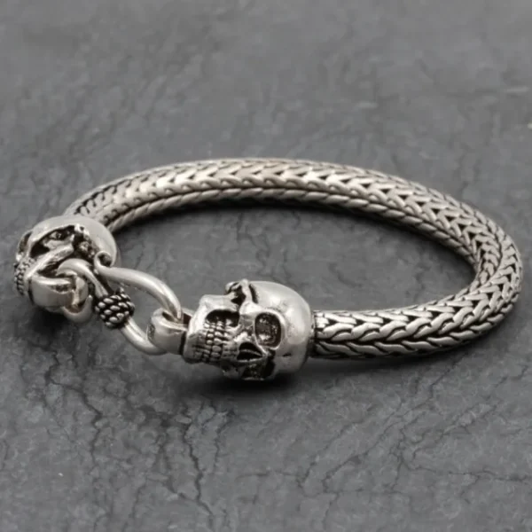 Colimaçon Bracelets-Bracelet en argent snake Yama Homme