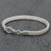 Colimaçon Bracelets Snake | Bracelets-Bracelet en argent Snake New Hélène plat Enfant