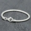 Colimaçon Bracelets Snake | Bracelets-Bracelet en argent snake rond Enfant