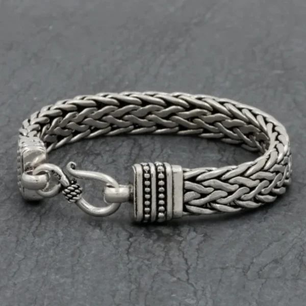 Colimaçon Bracelets Snake-Bracelet en argent snake Hanuman