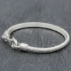 Colimaçon Bracelets Snake | Bracelets-Bracelet en argent Snake New 1/2 Rond 3mm Enfant