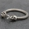 Colimaçon Bracelets Snake-Bracelet en argent snake Yama