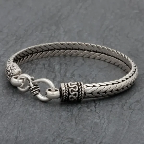 Colimaçon Bracelets Snake-Bracelet en argent snake Leila