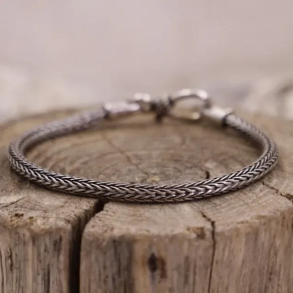 Colimaçon Bracelets Snake-Bracelet en argent snake Hélène Rond