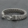 Colimaçon Bracelets-Bracelet en argent snake Hanuman Homme