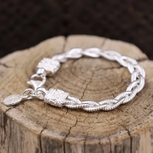 Colimaçon Bracelets Snake | Bracelets-Bracelet en argent Snake Regina Enfant