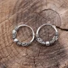 Colimaçon Boucles D'oreilles Sans Pierre-Créoles en argent - 1,7CM