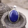 Colimaçon Pendentifs Avec Pierre-Pendentif en argent et lapis lazuli