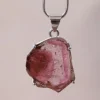 Colimaçon Pendentifs Avec Pierre-Pendentif en argent et tourmaline