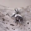 Colimaçon Pendentifs Sans Pierre-Pendentif en argent "éléphant"